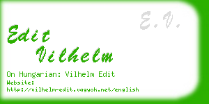 edit vilhelm business card